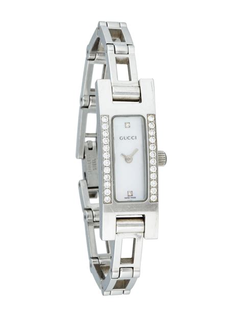 gucci ladies watches 3900 series diamonds|Gucci 3900l diamond set.